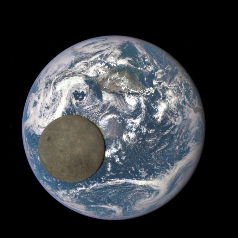 Image: Moon and Earth from one million miles away