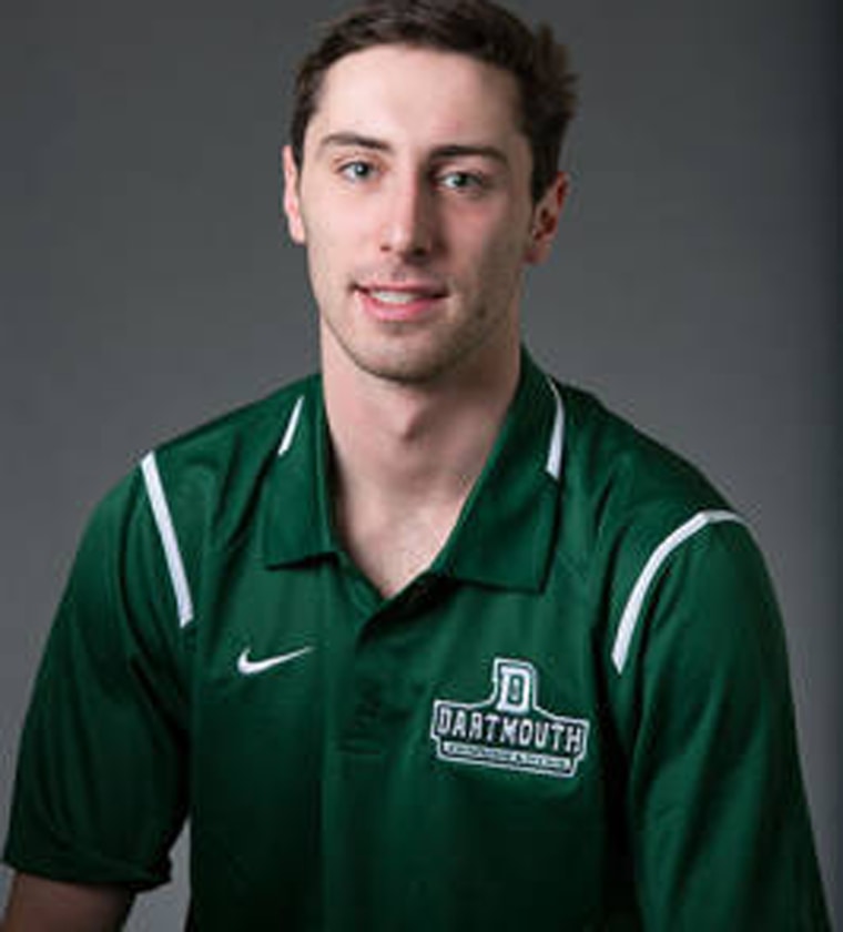 Dartmouth College swimmer Tate Ramsden