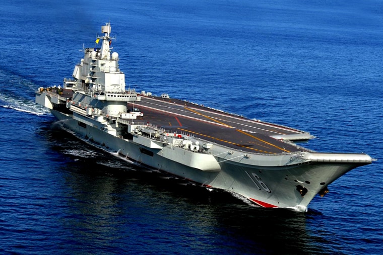 Image: Liaoning, China's first aircraft carrier.
