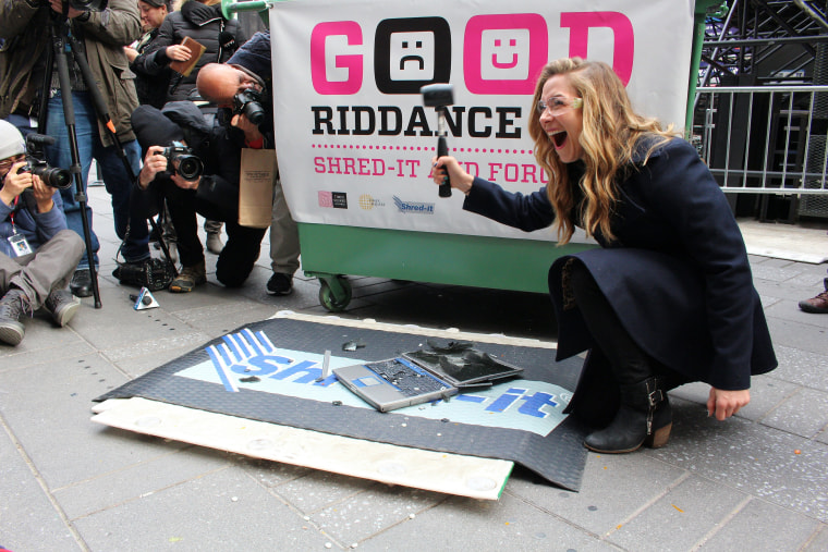 Good Riddance Day 2015 in Times Square