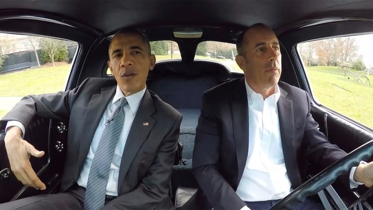 President Barack Obama and Jerry Seinfeld
