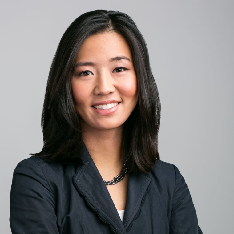 Michelle Wu is the first Asian American to serve as the president of the Boston City Council. She was sworn in for her second term as a city councilor on Jan. 4, 2016.