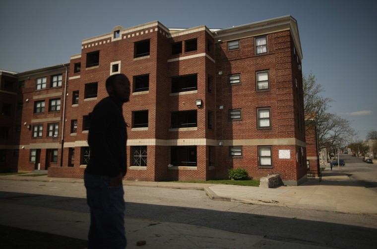 Image: Gilmor Homes housing project in Baltimore, Md