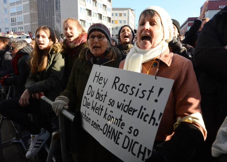 Image: GERMANY-EUROPE-MIGRANTS-DEMONSTRATION