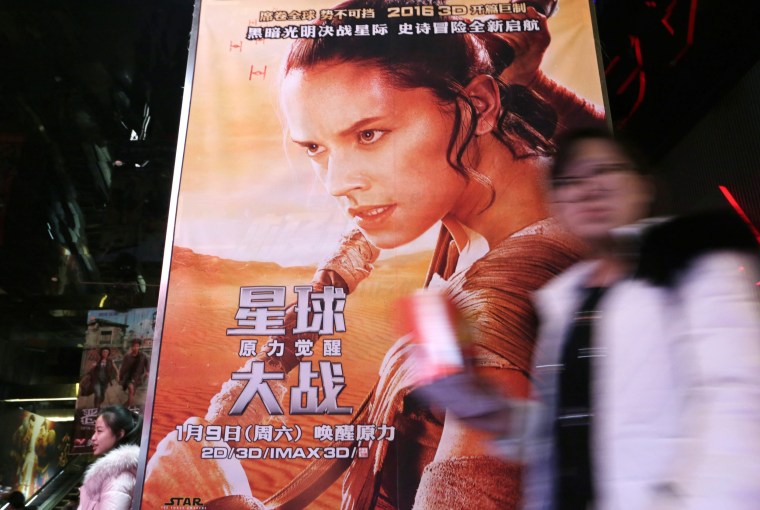 Image: New Star Wars movie opens in China