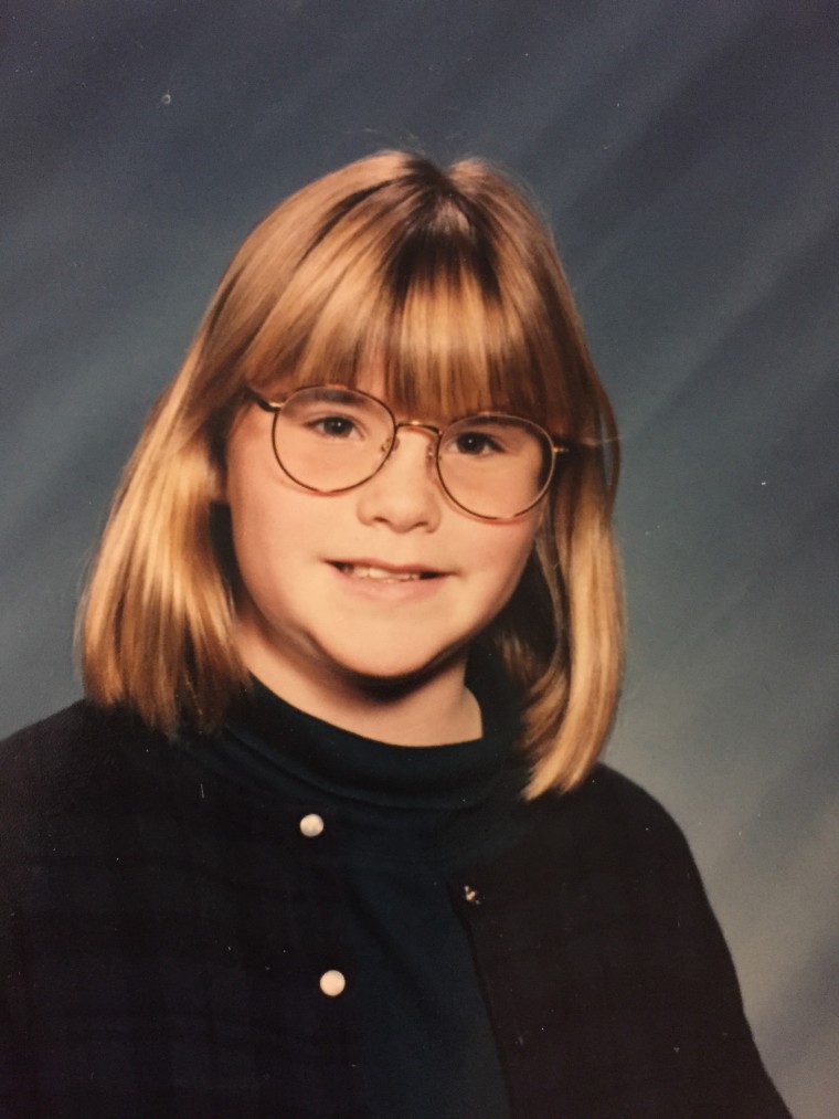 Jenna Bush Hager as a young child