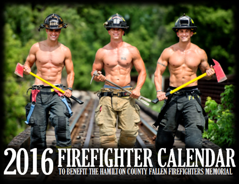 Calendar's 'hunk' firefighters prompts nonstop laughter from great-grandmother Calendar's 'hunk' firefighters prompts nonstop laughter from great-grandmother