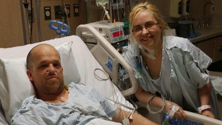 Chris Dempsey and Heather Krueger, who ended up falling in love and getting engaged after Chris donated a part of his liver to save Heather’s life even though they were initially total strangers.