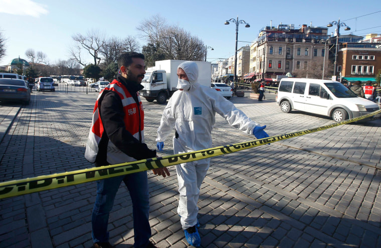 Image: Emergency services attend the scene