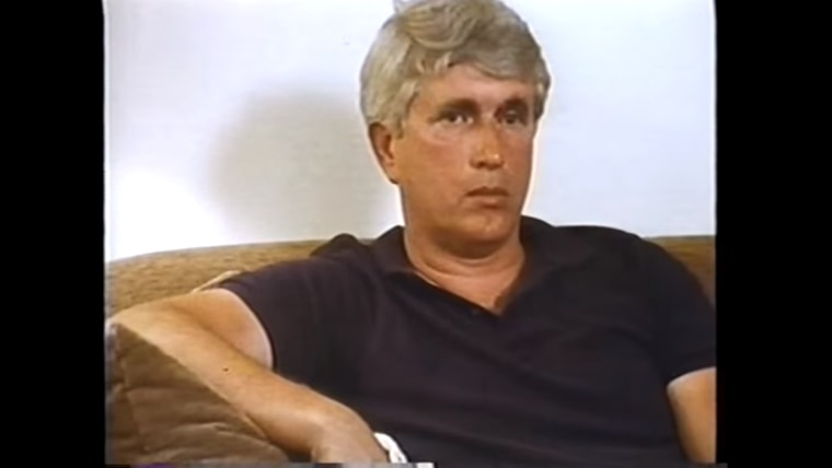 This still, taken from the 1987 documentary "Who Killed Vincent Chin?," shows Ronald Ebens during an interview.