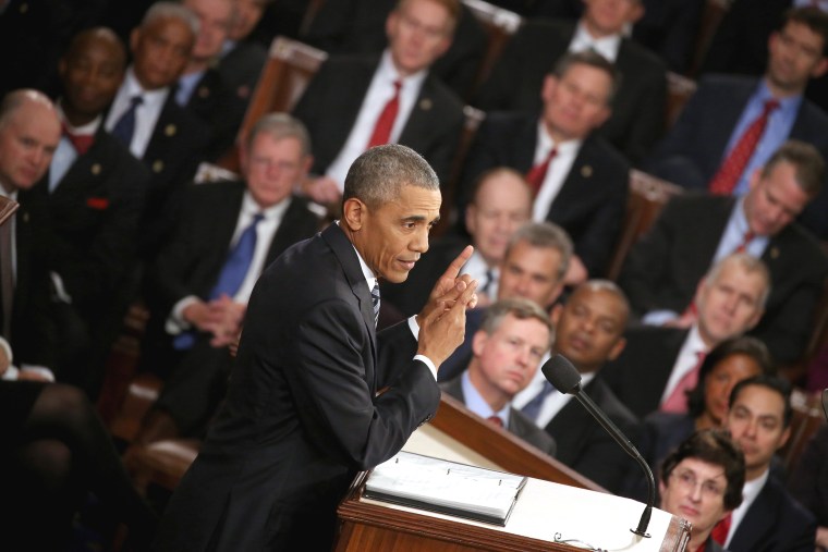 Image: President Obama Delivers His Last State Of The Union Address To Joint Session Of Congress