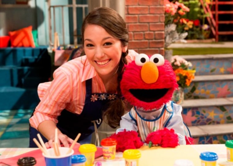 Nina, Elmo, Sesame Street