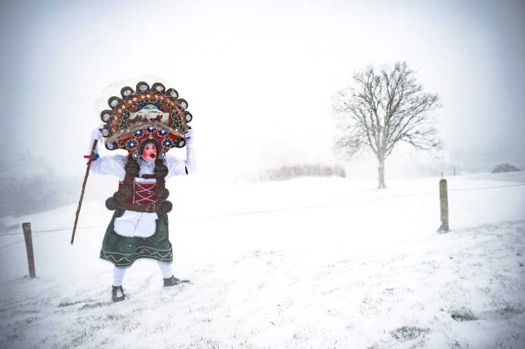 Image: Swiss Alpine New Year Tradition of Silvesterclaus