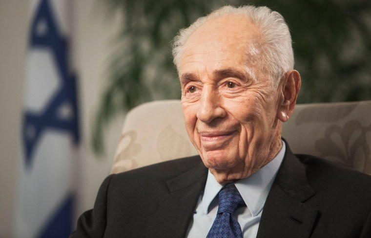 Image: Former Israeli President Shimon Peres