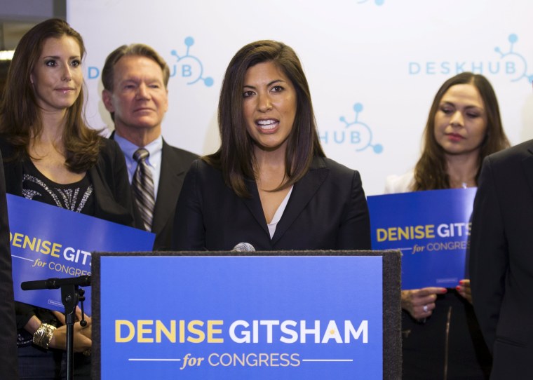 Image: Gitsham announces she will run for Congress as a Republican in the 52nd Congressional District in San Diego.