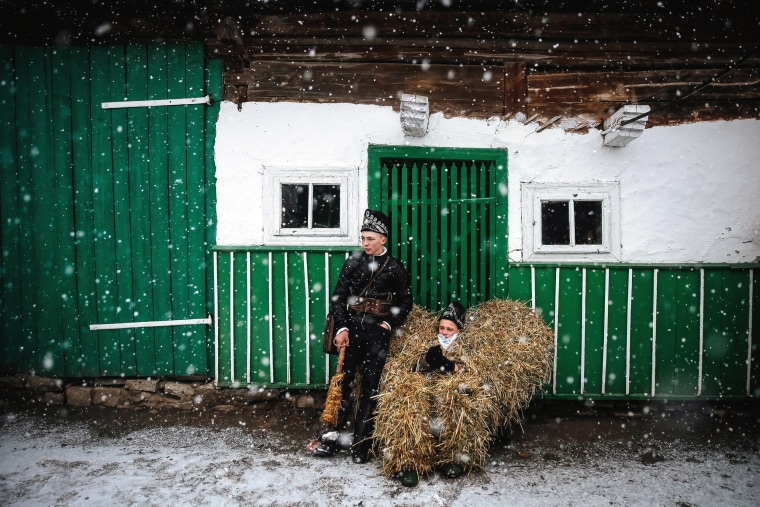 Image: Ukrainian traditional holiday Malanka