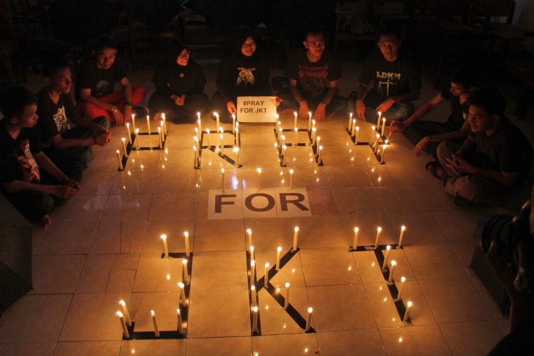 Image: Memorial to Jakarta victims