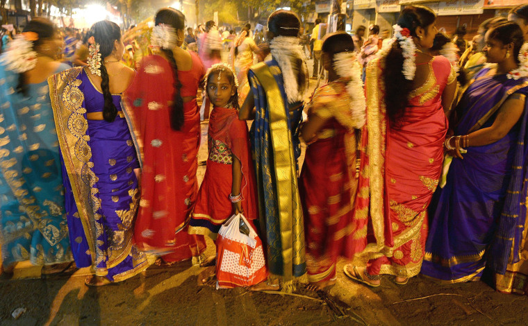 Image: TOPSHOT-INDIA-RELIGION-HINDU-FESTIVAL