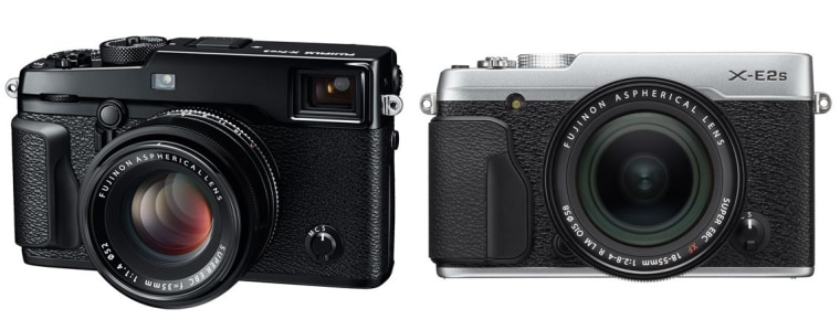The X-Pro 2 (left) and X-E2S (right).