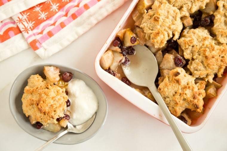 Breakfast Fruit Cobbler: Serve with plain or vanilla yogurt, if desired.