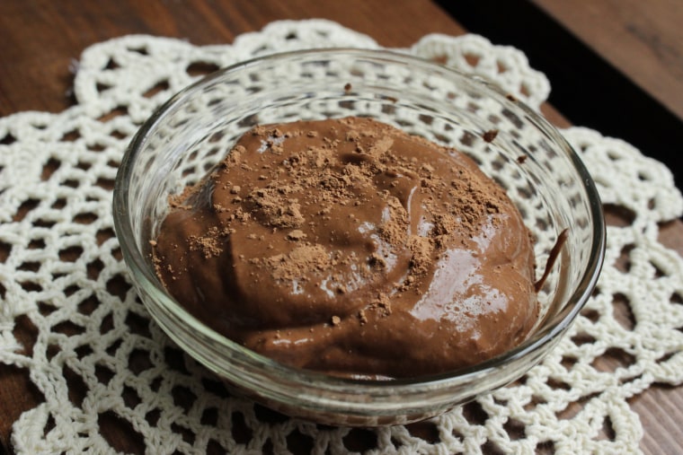 Chocovado pudding recipe by TODAY Food Club member Lindsey Smith of Food Mood Girl