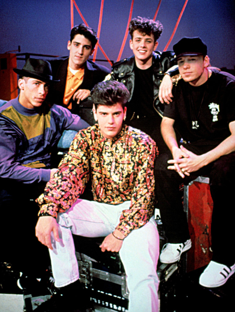 NEW KIDS ON THE BLOCK, Danny Wood, Jonathan Knight, Jordan Knight, Joe McIntyre, Donnie Wahlberg