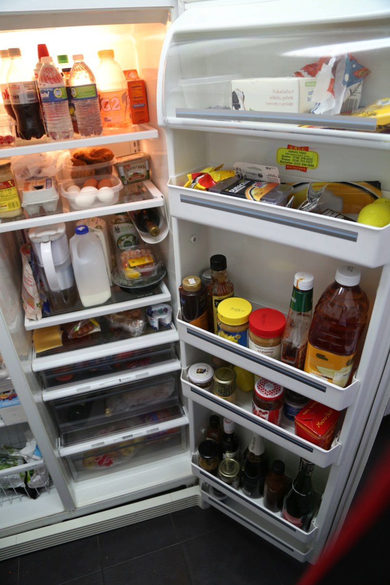 Before and After Refrigerator Makeover