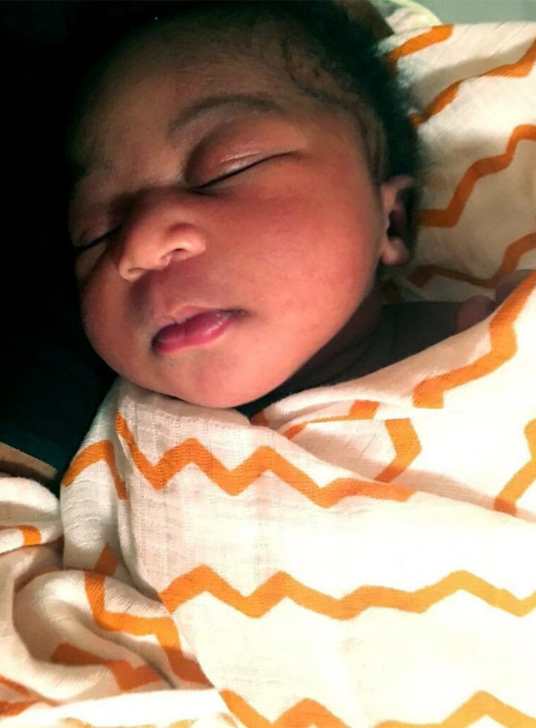 Williams gave birth to the couple's first daughter, Noemi Rose, on January 2.
