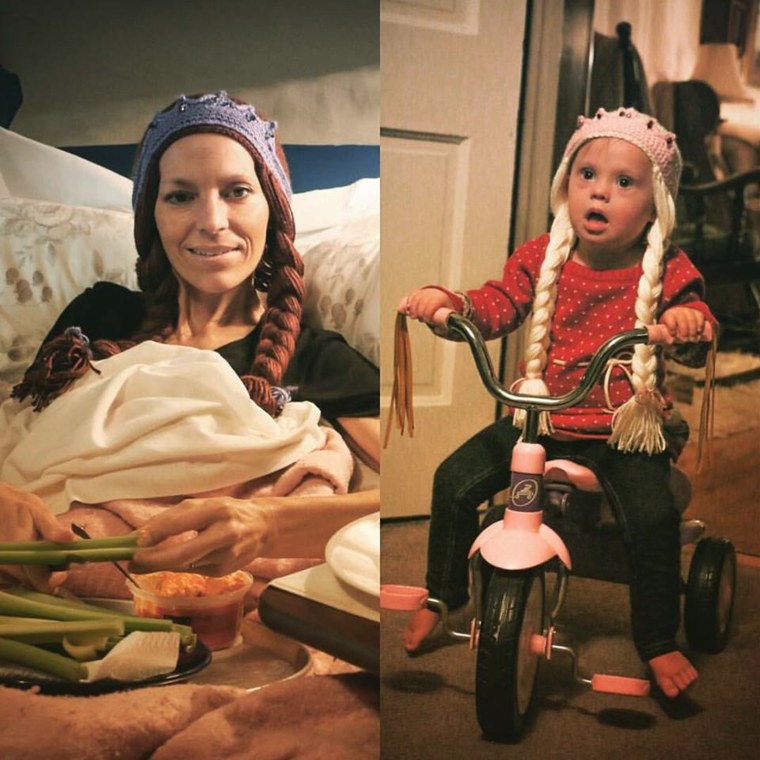 Joey Feek with daughter Indiana