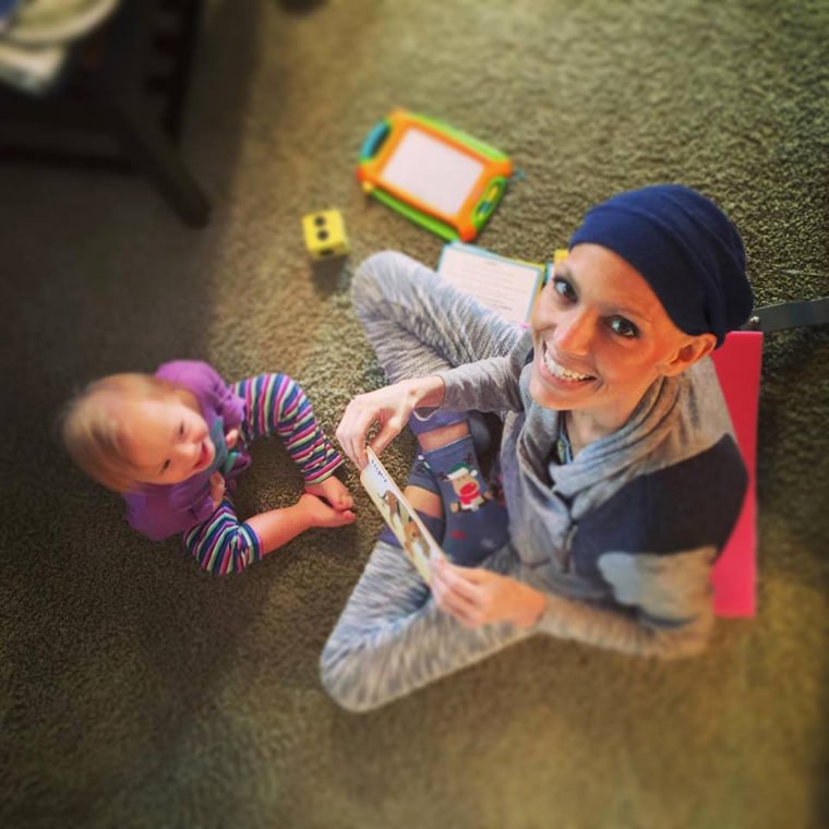 Joey Feek with daughter Indiana