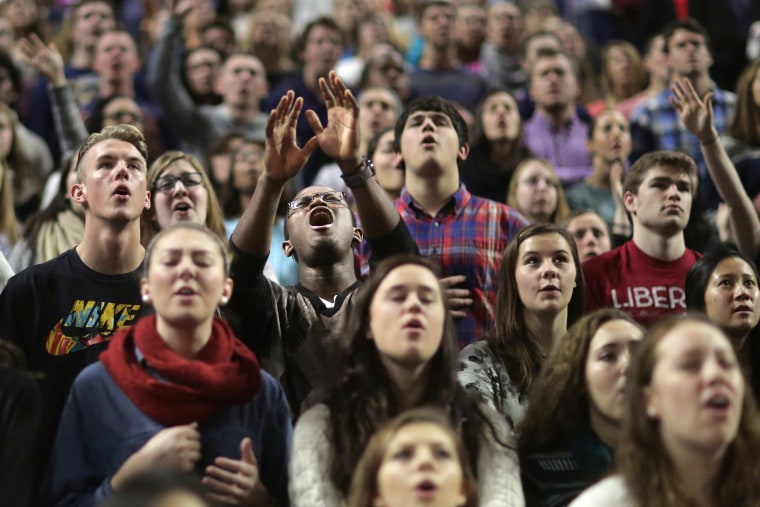 Image: Donald Trump Delivers Convocation At Liberty University