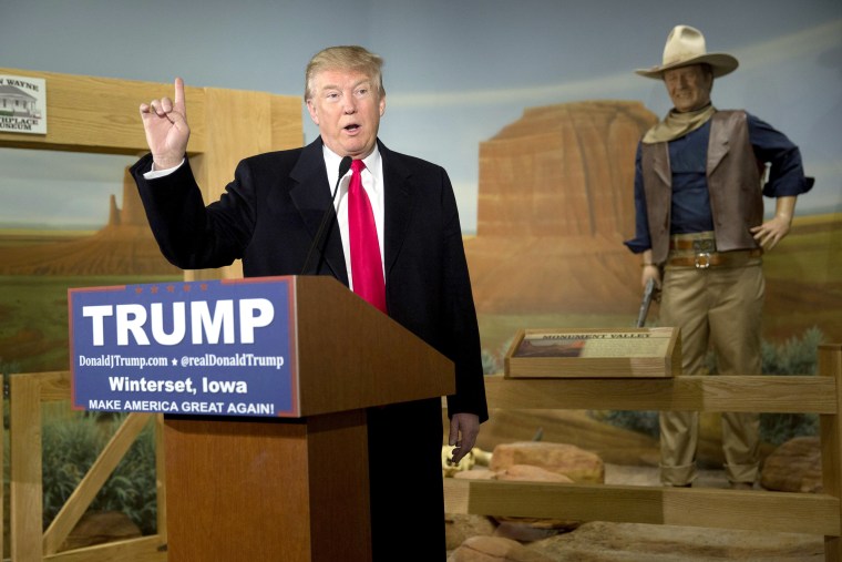 Image: BESTPIX - Donald Trump Makes Campaign Swing Through Iowa