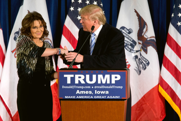 Image: Donald Trump, Sarah Palin