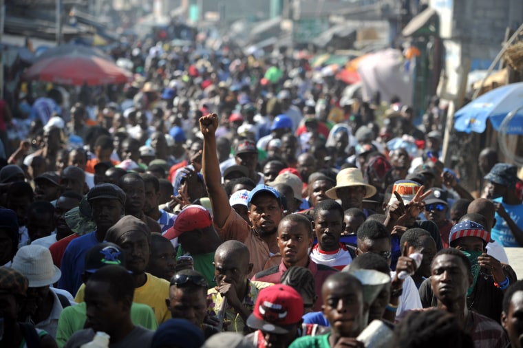 Image: Haiti protest
