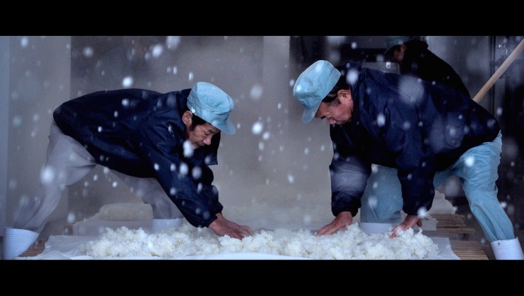 The award-winning documentary "The Birth of Saké" balances the physical labors of saké-making with the brewery workers’ personal stories and private sacrifices.