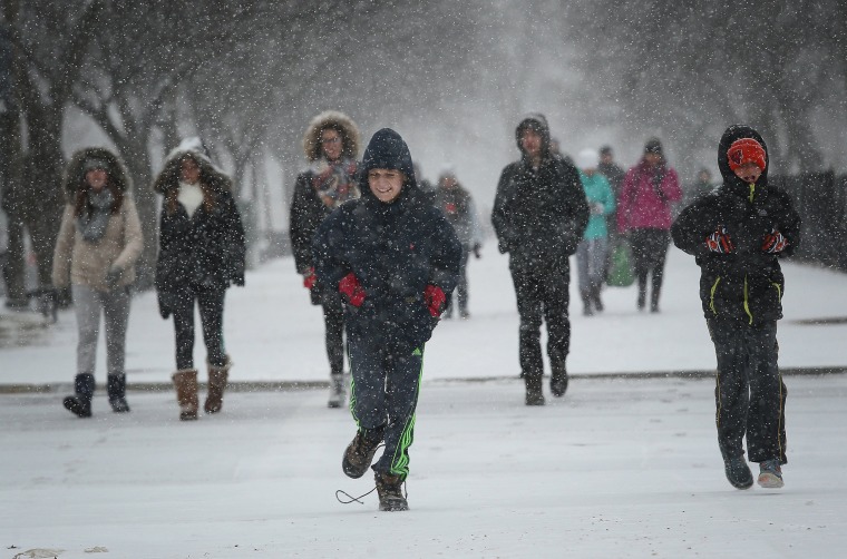 Image: Mid Atlantic States Prepare For Large Snow Storm