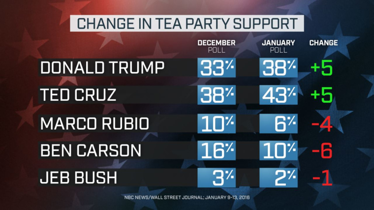 NBC News Wall Street Journal Poll TEA PARTY CHANGE