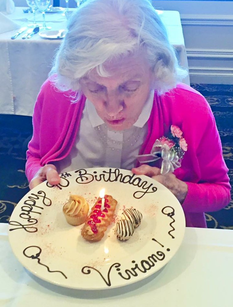 Vivian Volk recently celebrated her 90th birthday surrounded by many of her children, grandchildren, and great-grandchildren.