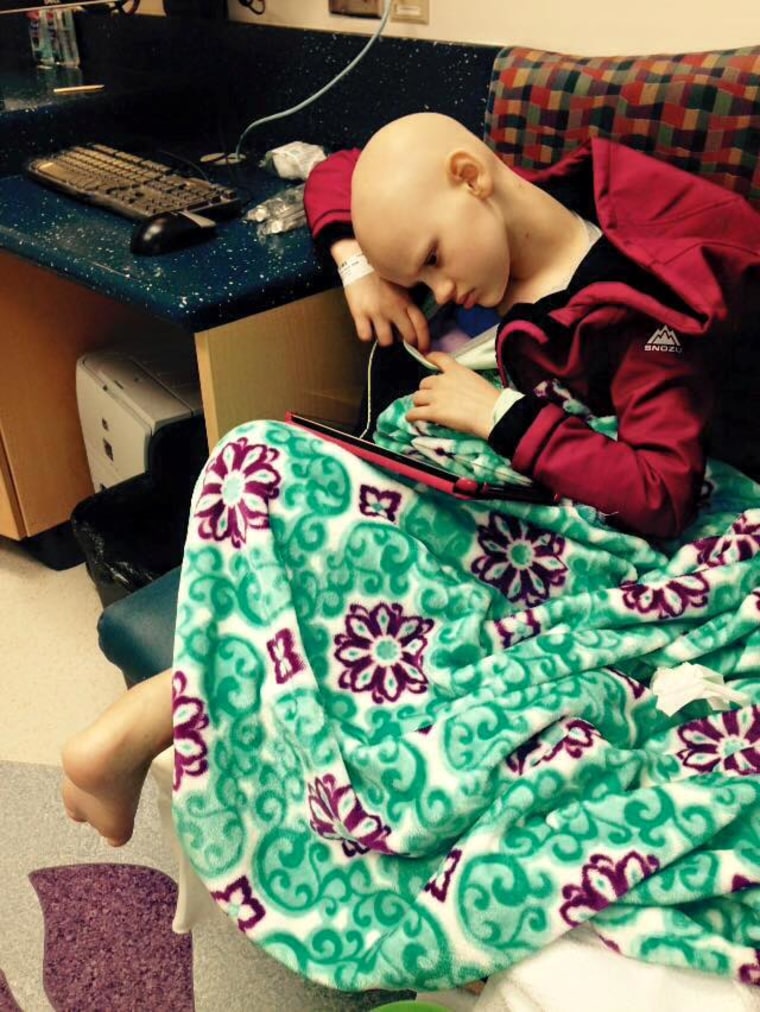 Haley had to resume chemotherapy soon after the surgery.