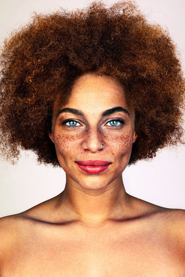 Mania Mackowski poses for photographer Brock Elbank's #Freckles series.