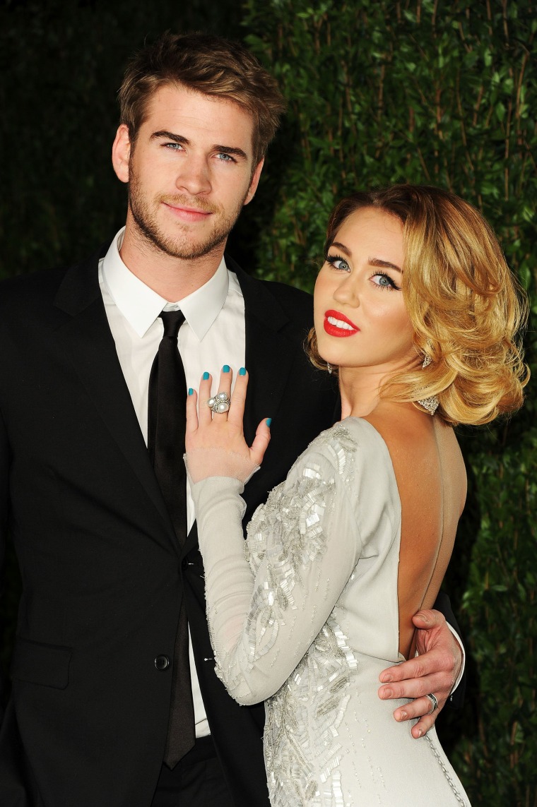 Image: FILE: Miley Cyrus And Liam Hemsworth Are Reportedly Engaged Again