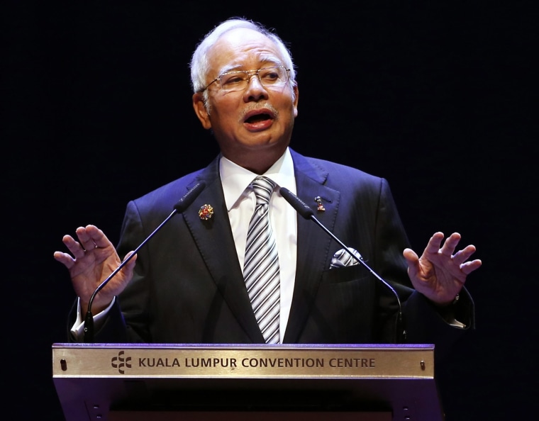 Image: Malaysian PM Najib Razak in 2015