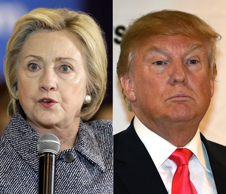 Image: Presidential candidates Hillary Clinton and Donald Trump