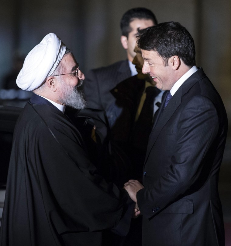 Image: Italian President Rouhani in Italy