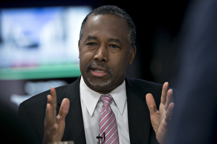 Presidential Candidate Ben Carson Bloomberg Politics Interview