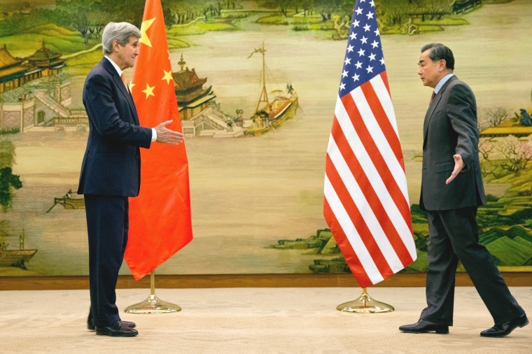 Image: John Kerry, Wang Yi meeting