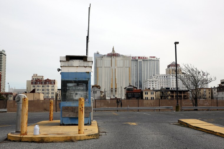 Image: An empty parking lot