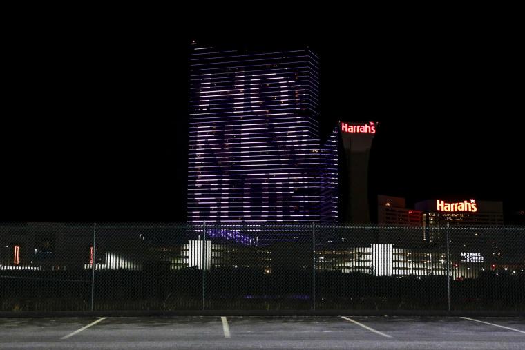 Image: The side of Harrah's Resort Atlantic City