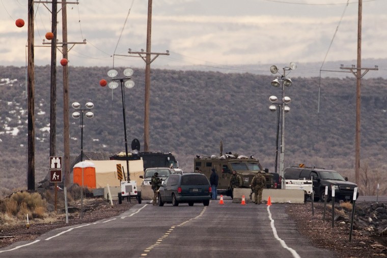 Image: Anti-Government Protesters Continue To Occupy National Wildlife Refuge After Leaders Arrested, And One Dead