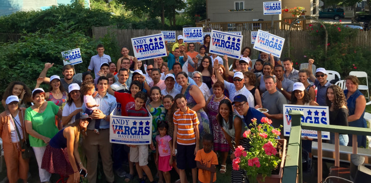 Andy Vargas's campaign kickoff event. 